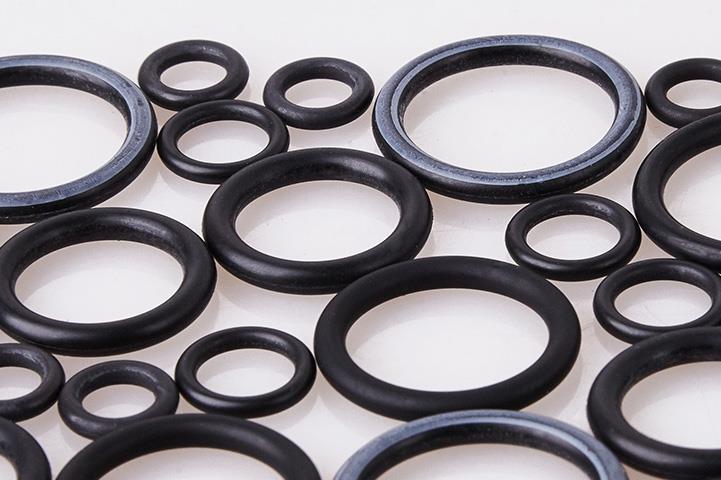 black rubber hydraulic and pneumatic o-ring seals